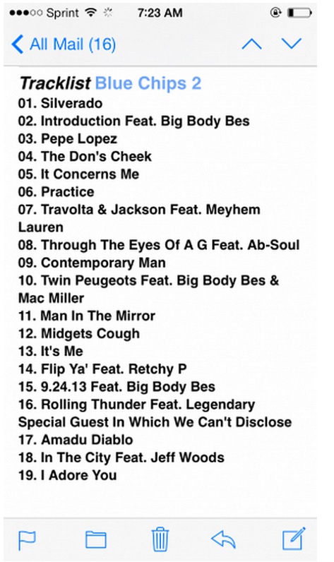 actionbronsontracklist