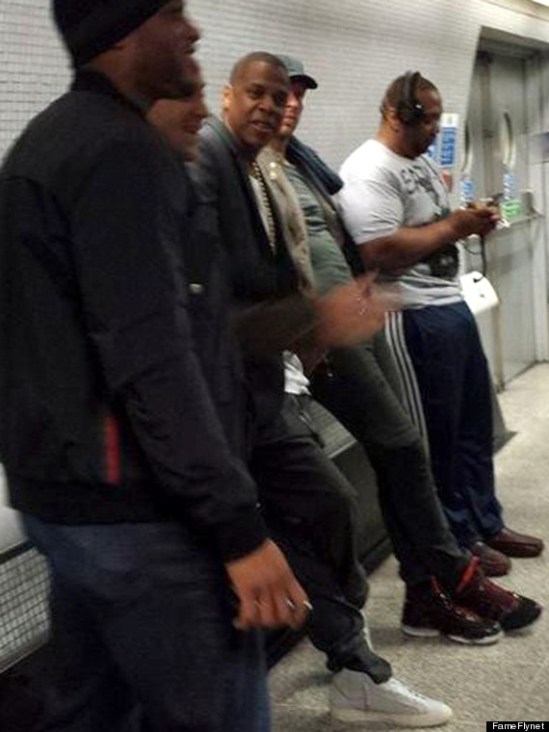 Exclusive... Jay Z Takes Public Transportation to His Concert In London